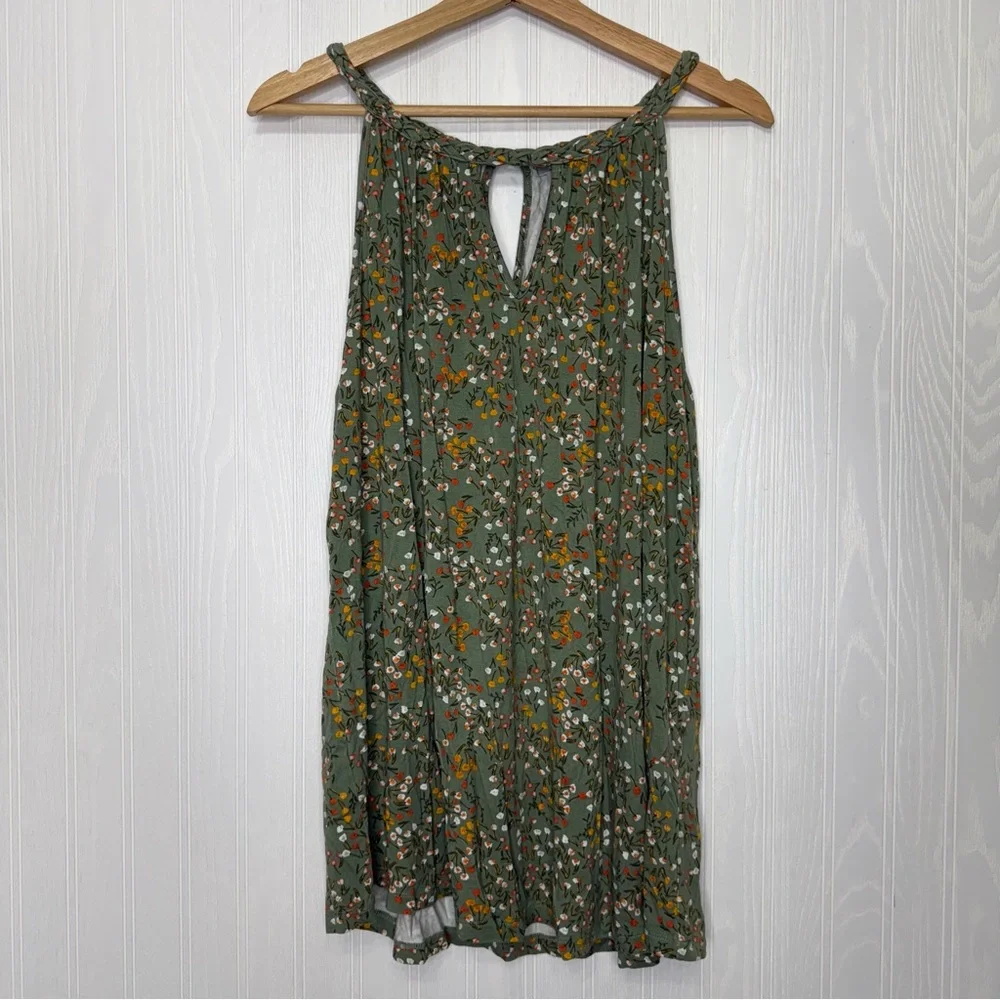 Daniel Rainn Kitura keyhole detail halter knit top size 1X - Picture 2 of 8